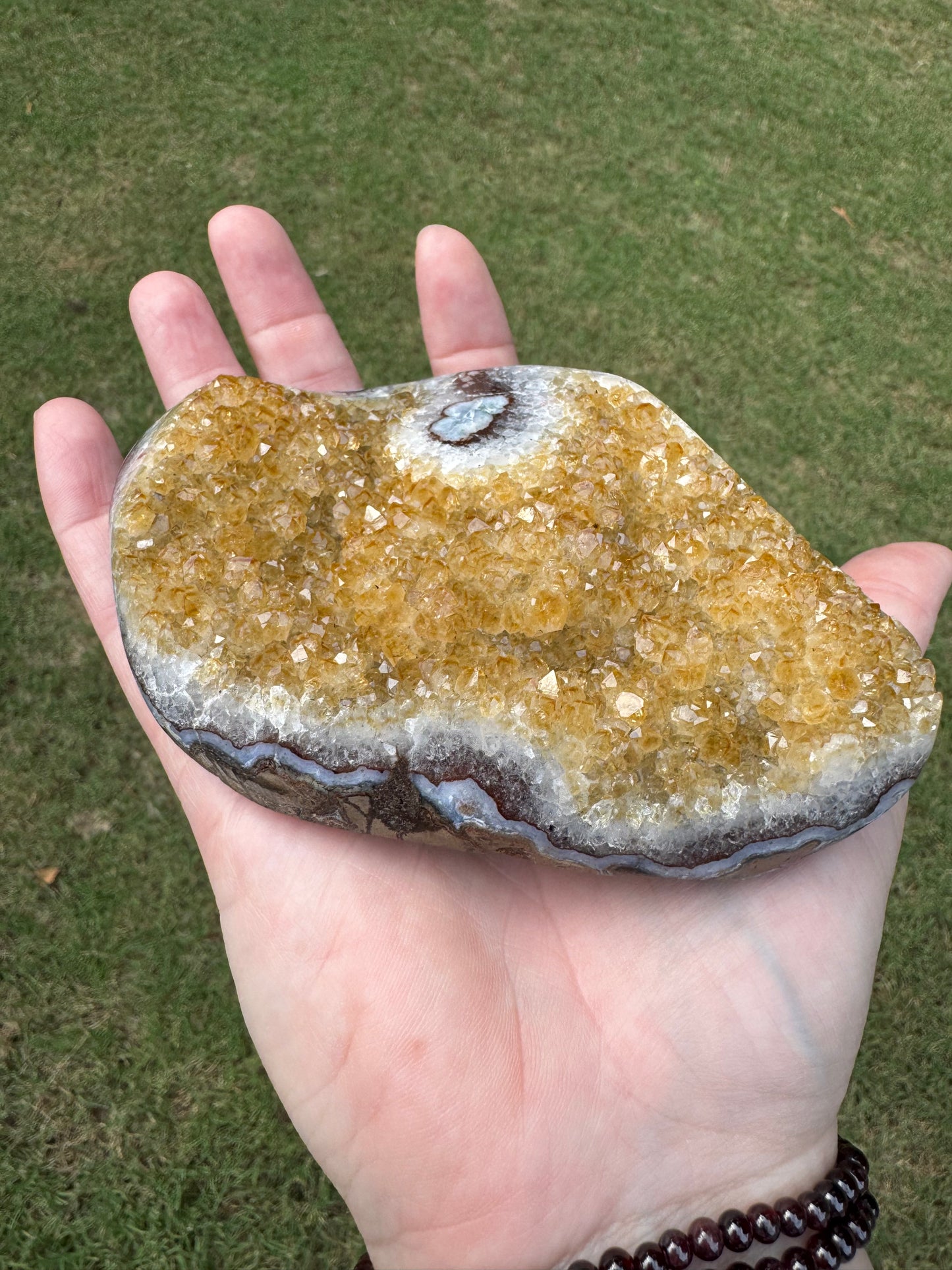 Citrine Geode with Stand