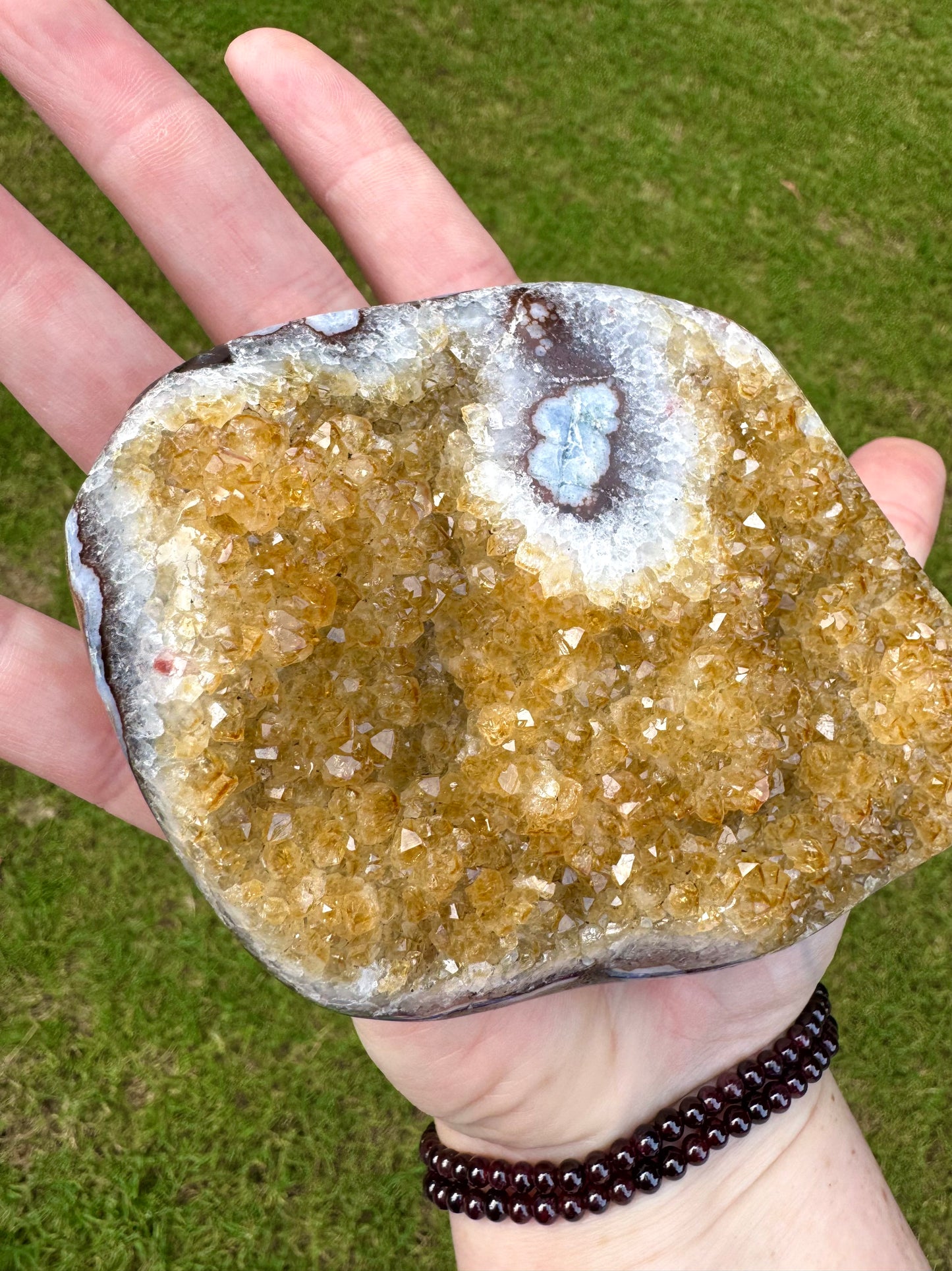 Citrine Geode with Stand