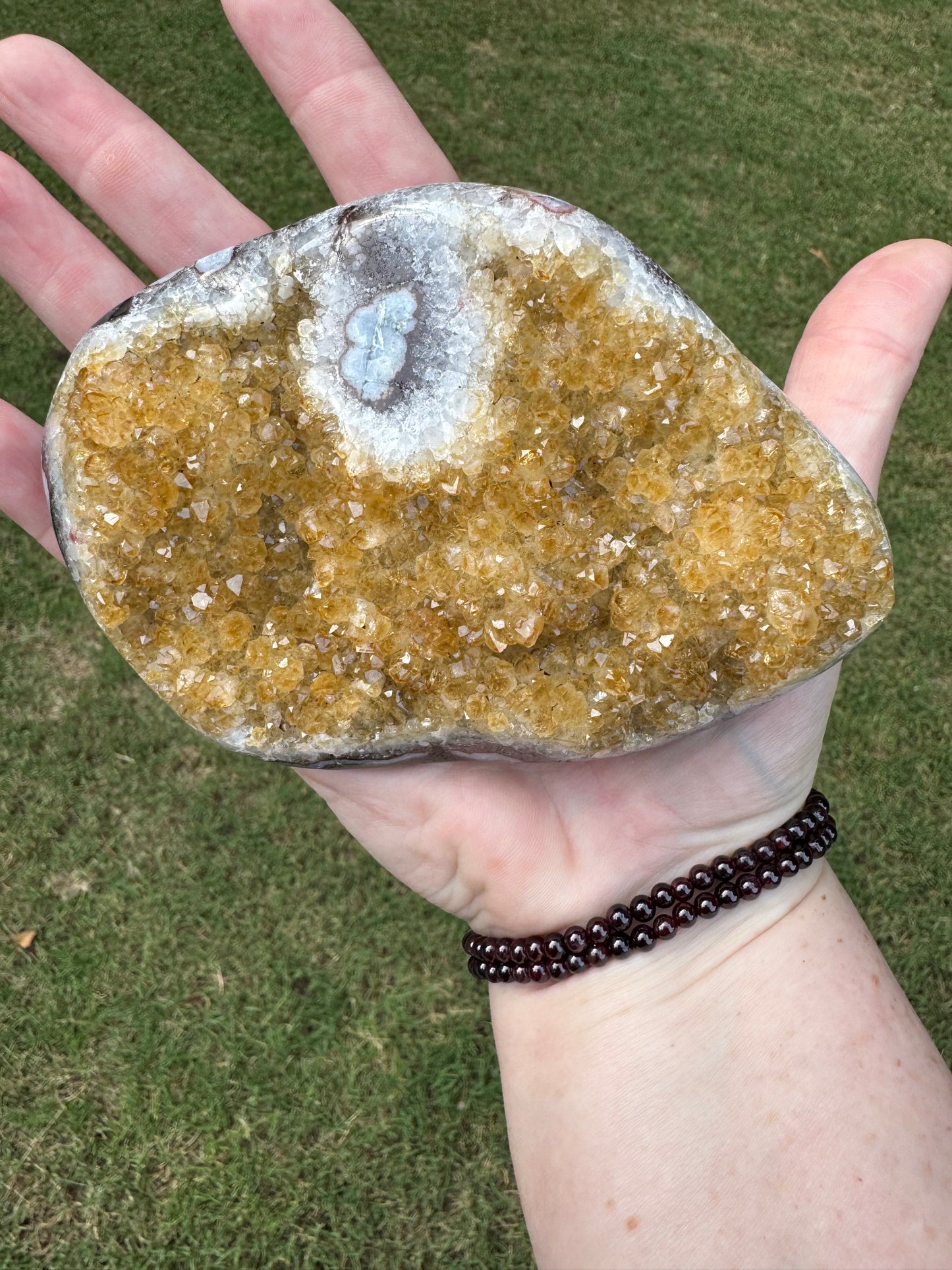 Citrine Geode with Stand