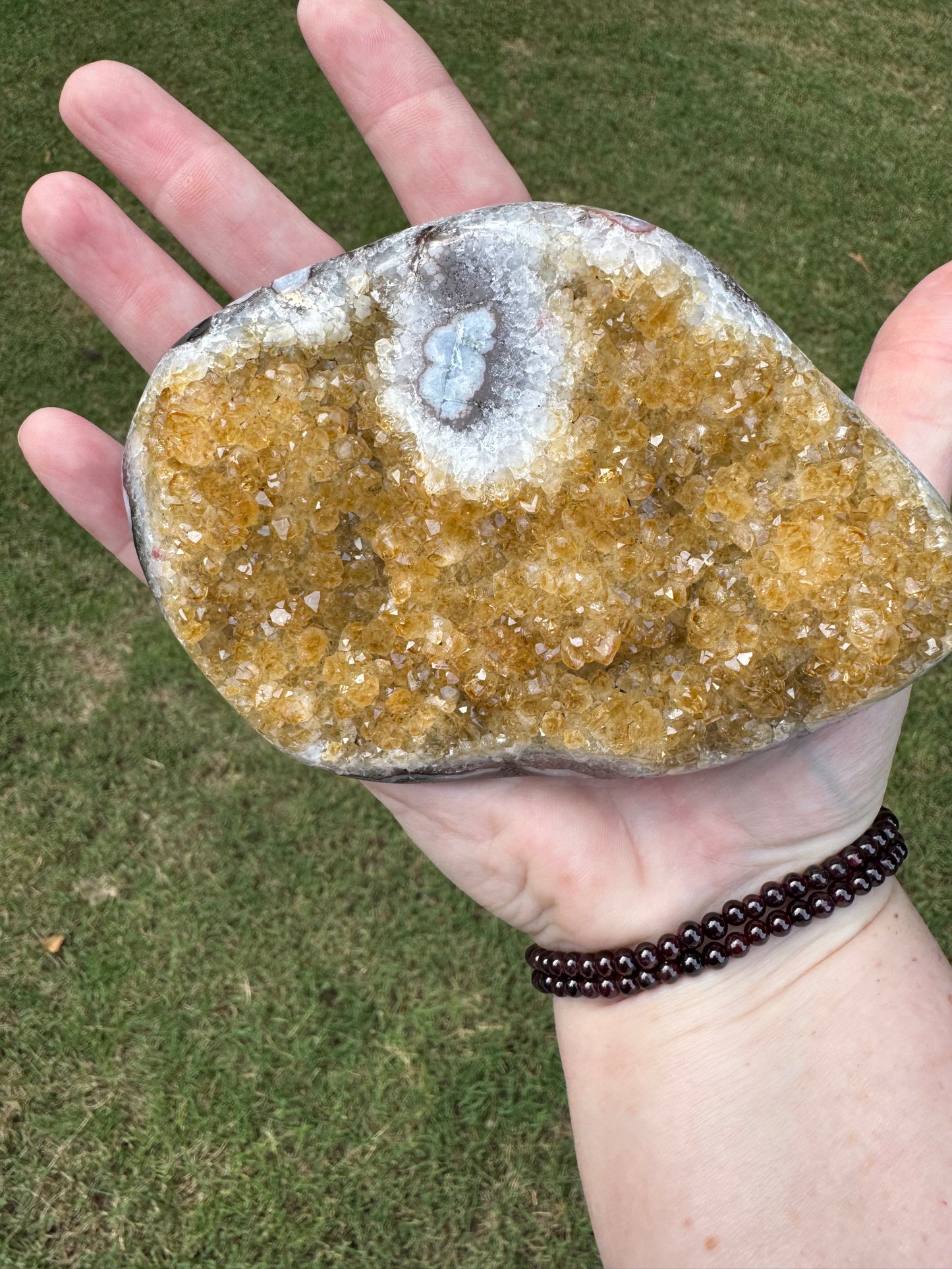 Citrine Geode with Stand