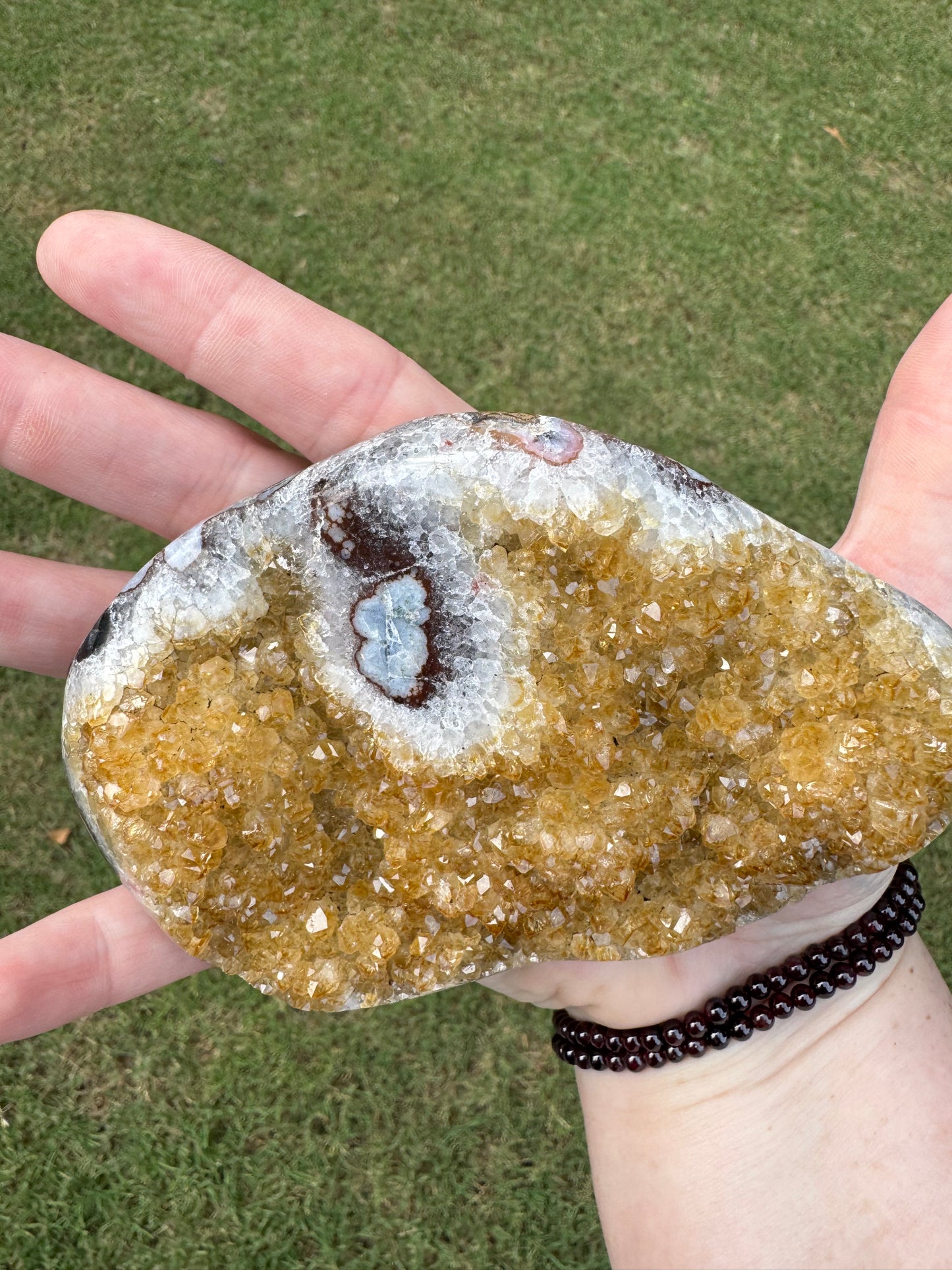 Citrine Geode with Stand
