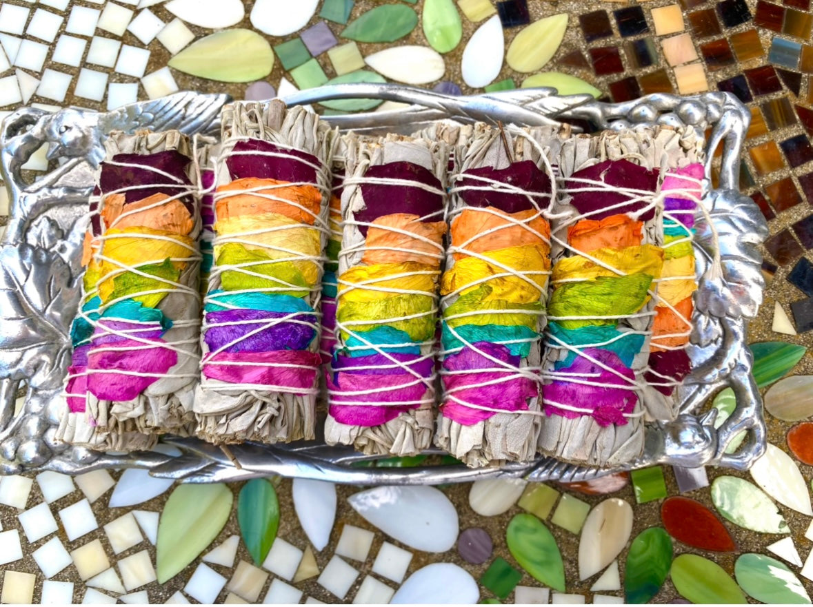 Rainbow Sage 2-pack Organic Sage Free Gift Wrap