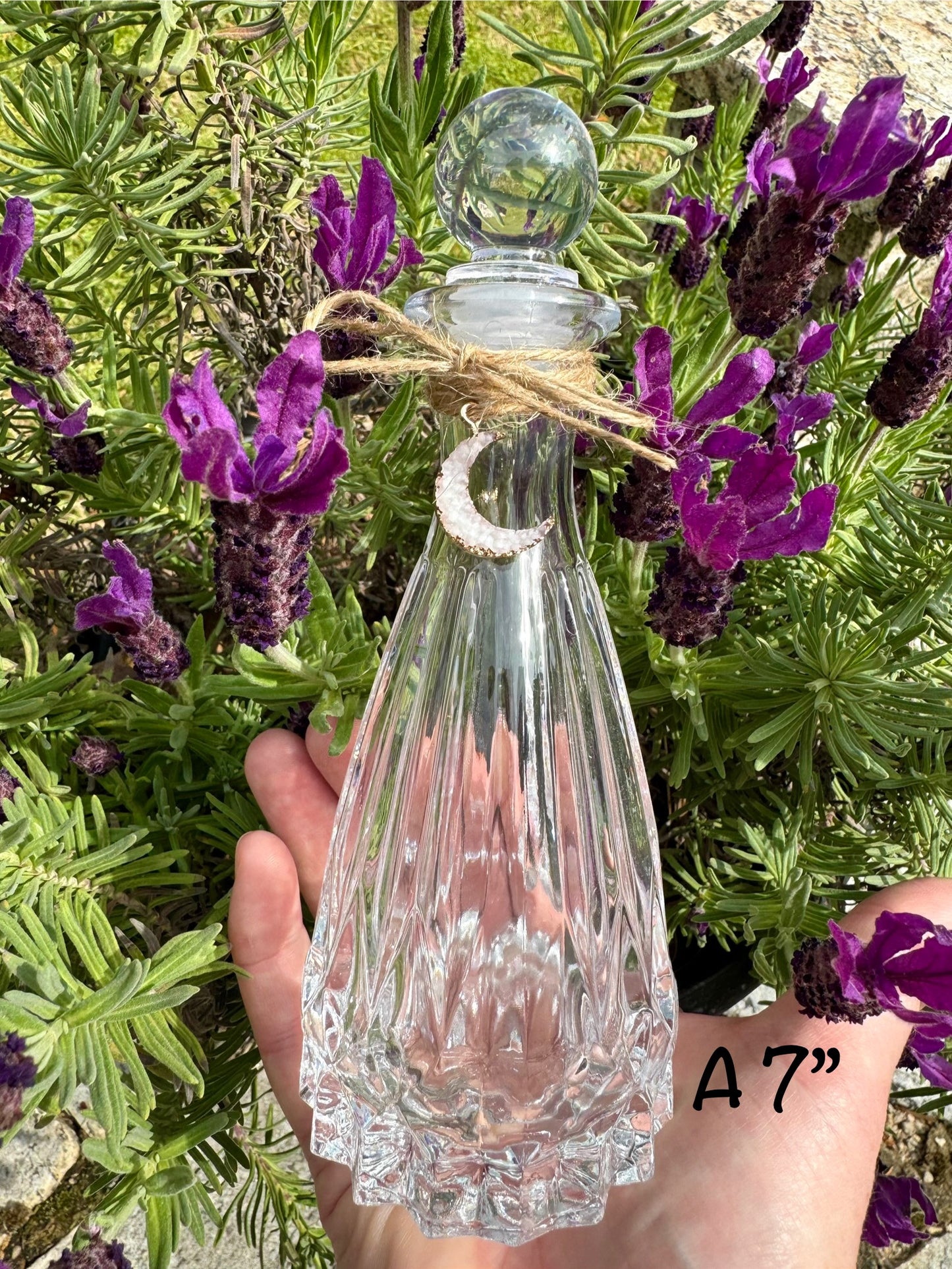 Moon Water Bottles with Free Selenite Stick