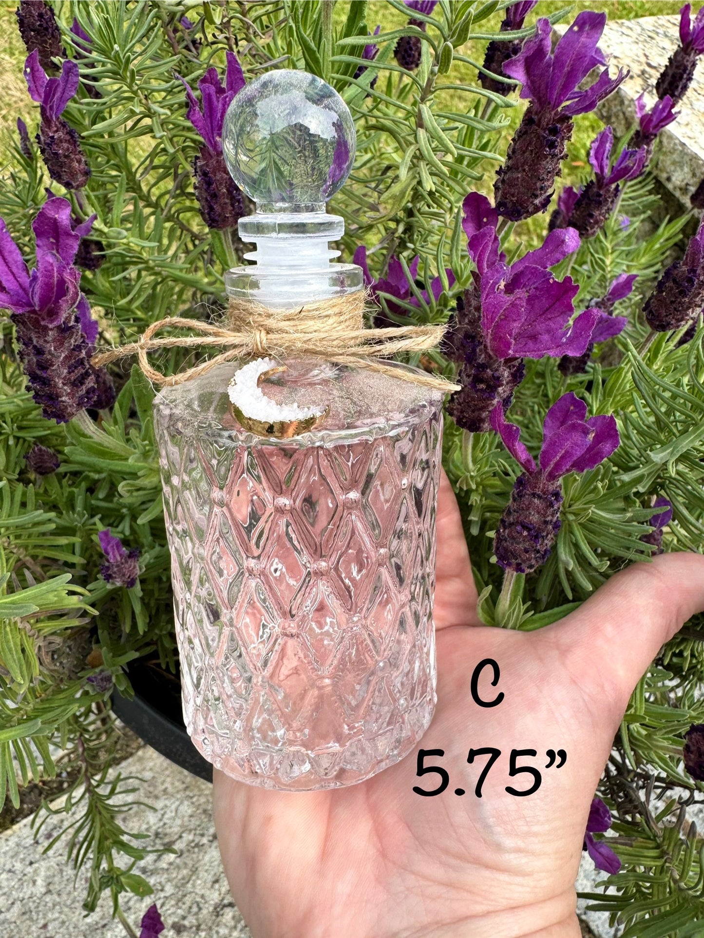 Moon Water Bottles with Free Selenite Stick