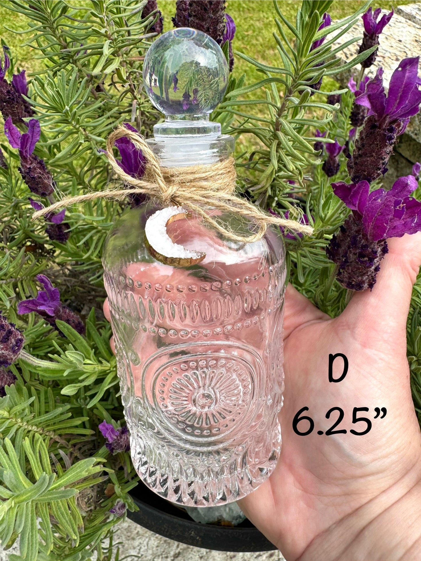 Moon Water Bottles with Free Selenite Stick