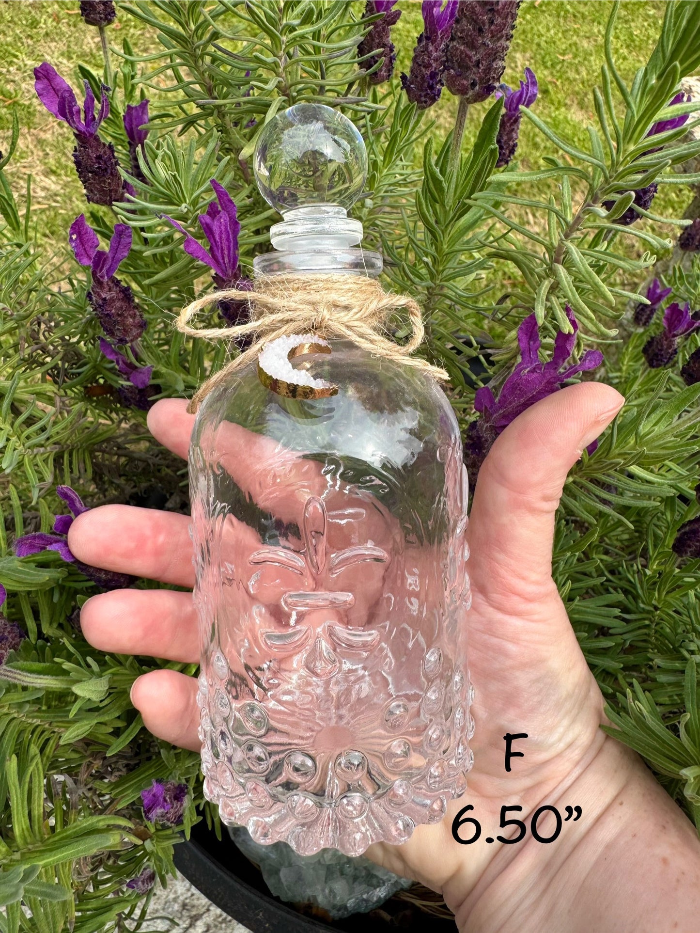 Moon Water Bottles with Free Selenite Stick