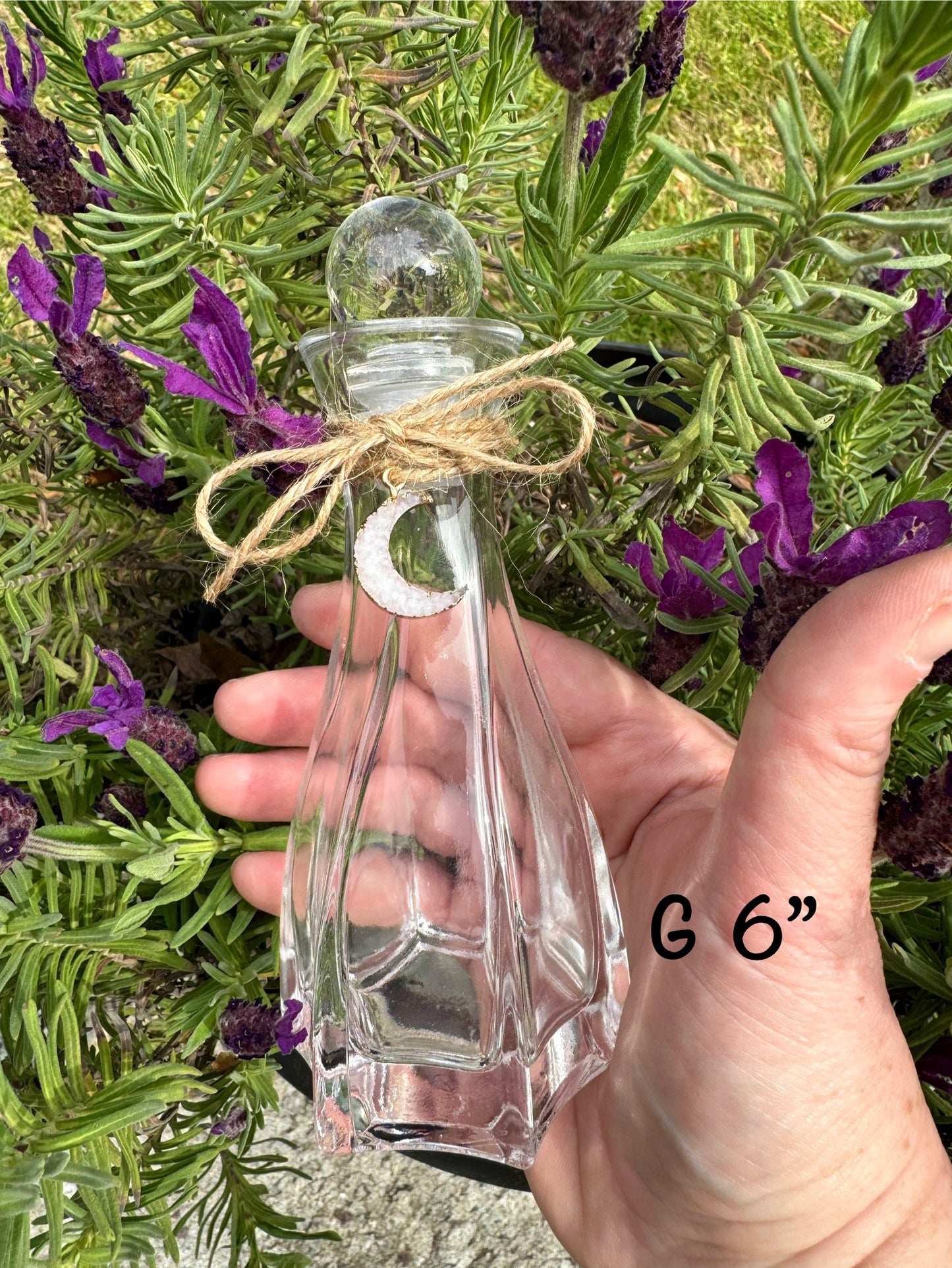 Moon Water Bottles with Free Selenite Stick