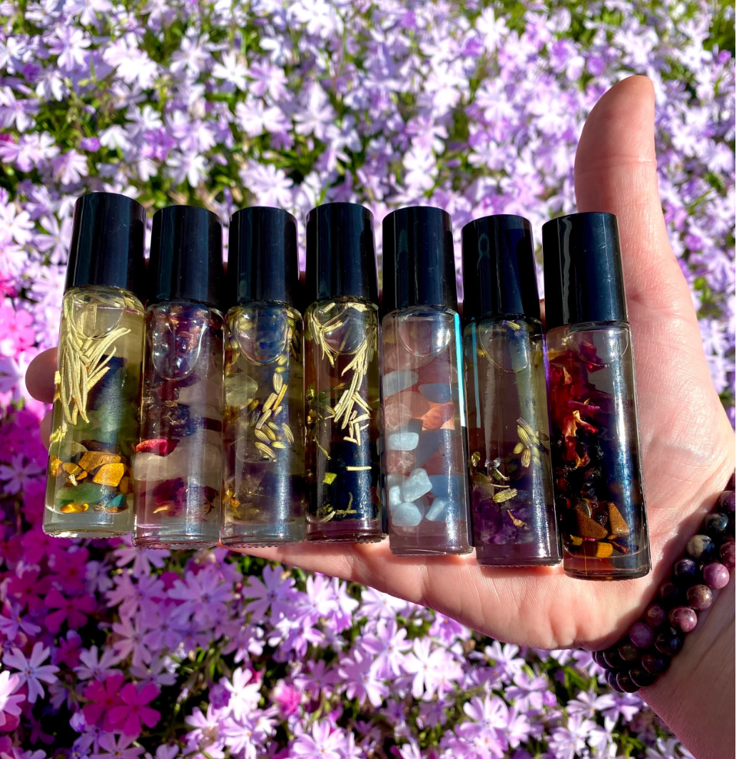 Moonlit Forest Perfume Oil Dark Woods Earthy Natural Organic Aromatherapy Oil Wicca Magic Witchcraft Summer Woods Sultry Free Gift Wrap