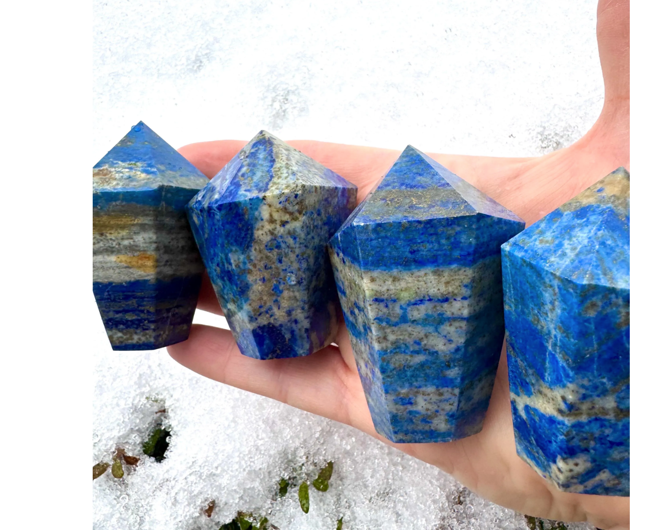 Lapis Lazuli Cupcake Towers Free Gift Wrap Blue Stone Crystals