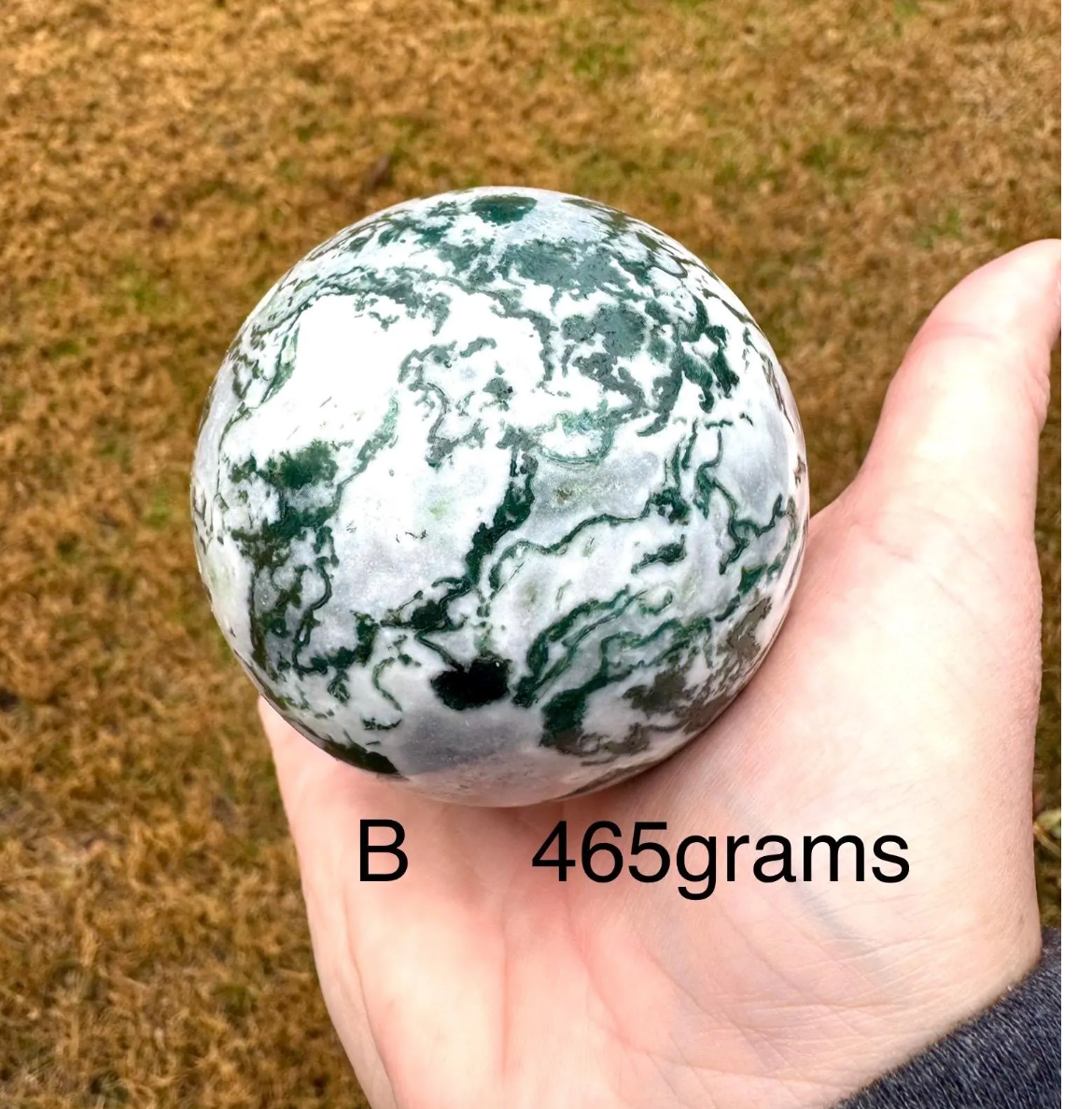 Moss Agate Spheres Crystal Carving High Quality Carved Stone 2"-3”. Green Stone Free Gift Wrap You Choose Free Holder Heart Chakra