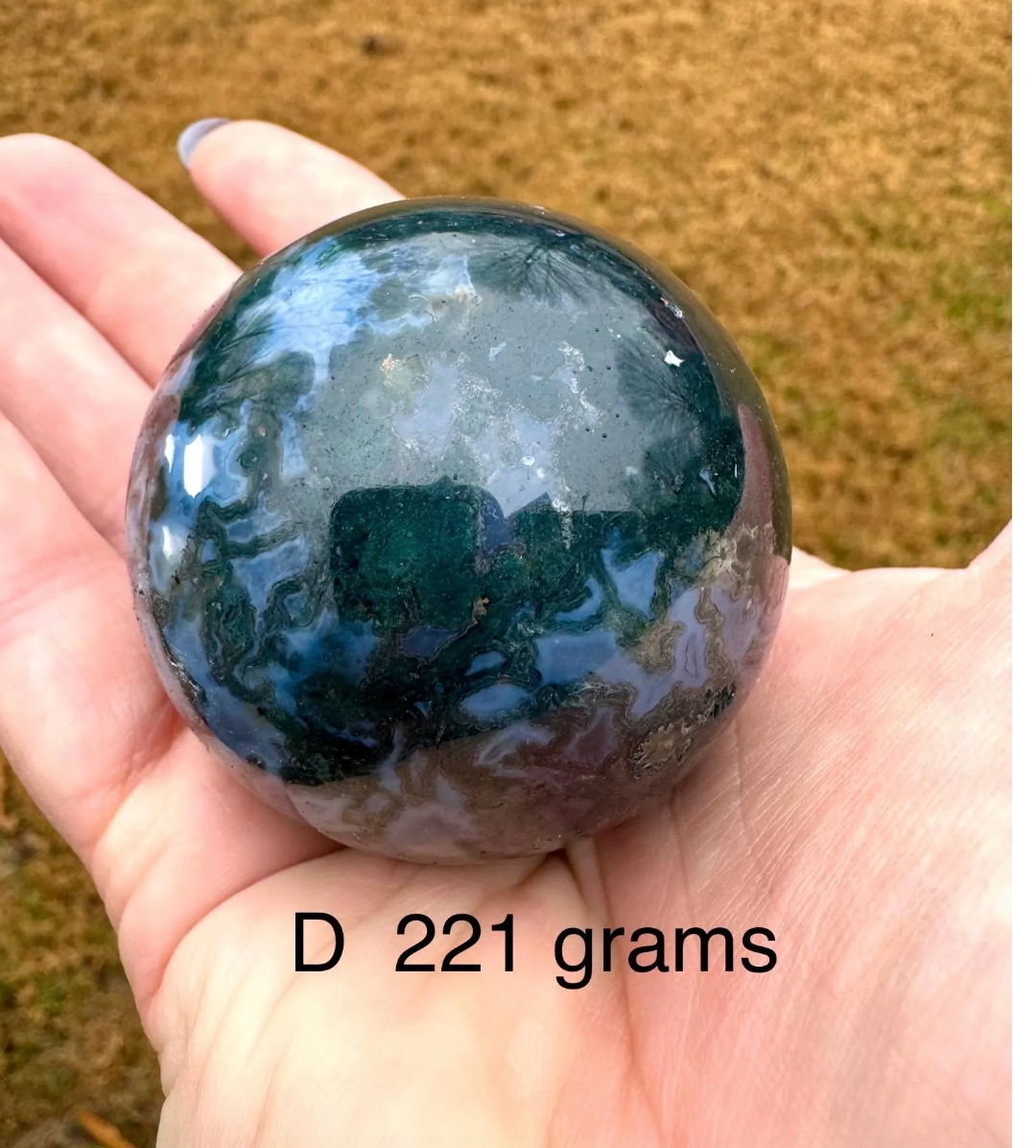 Moss Agate Spheres Crystal Carving High Quality Carved Stone 2"-3”. Green Stone Free Gift Wrap You Choose Free Holder Heart Chakra