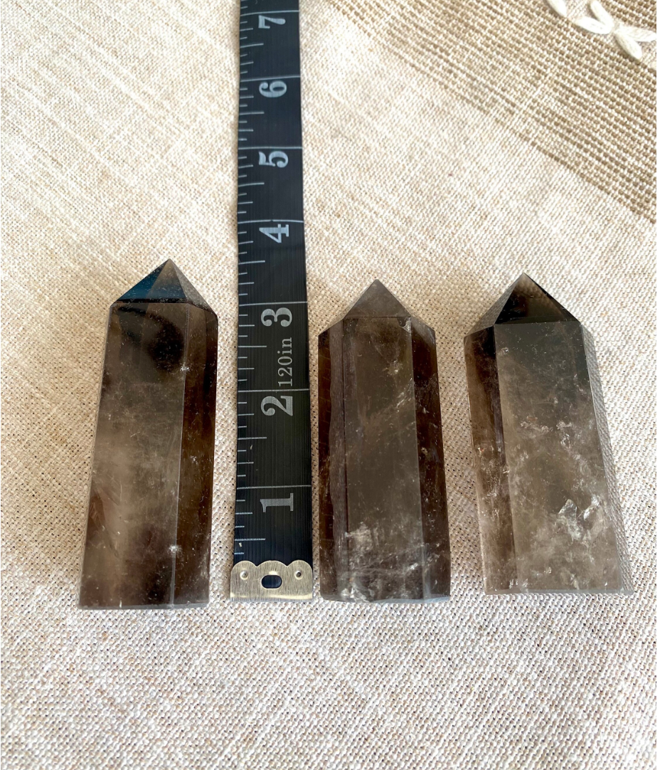 Smoky Quartz Towers Stones High Quality Polished Crystals Specimens Smoky Quartz Obelisk Free Gift Wrap