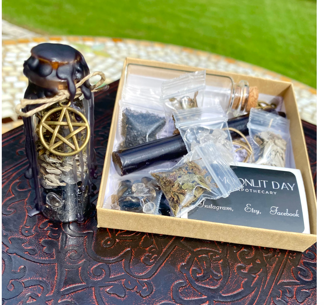 Spell Jar Kits Witchcraft Kit Spell Bottle Kit Love Confidence Protection Abundance Prosperity Witch Kits Candle Spells Free Gift Wrap