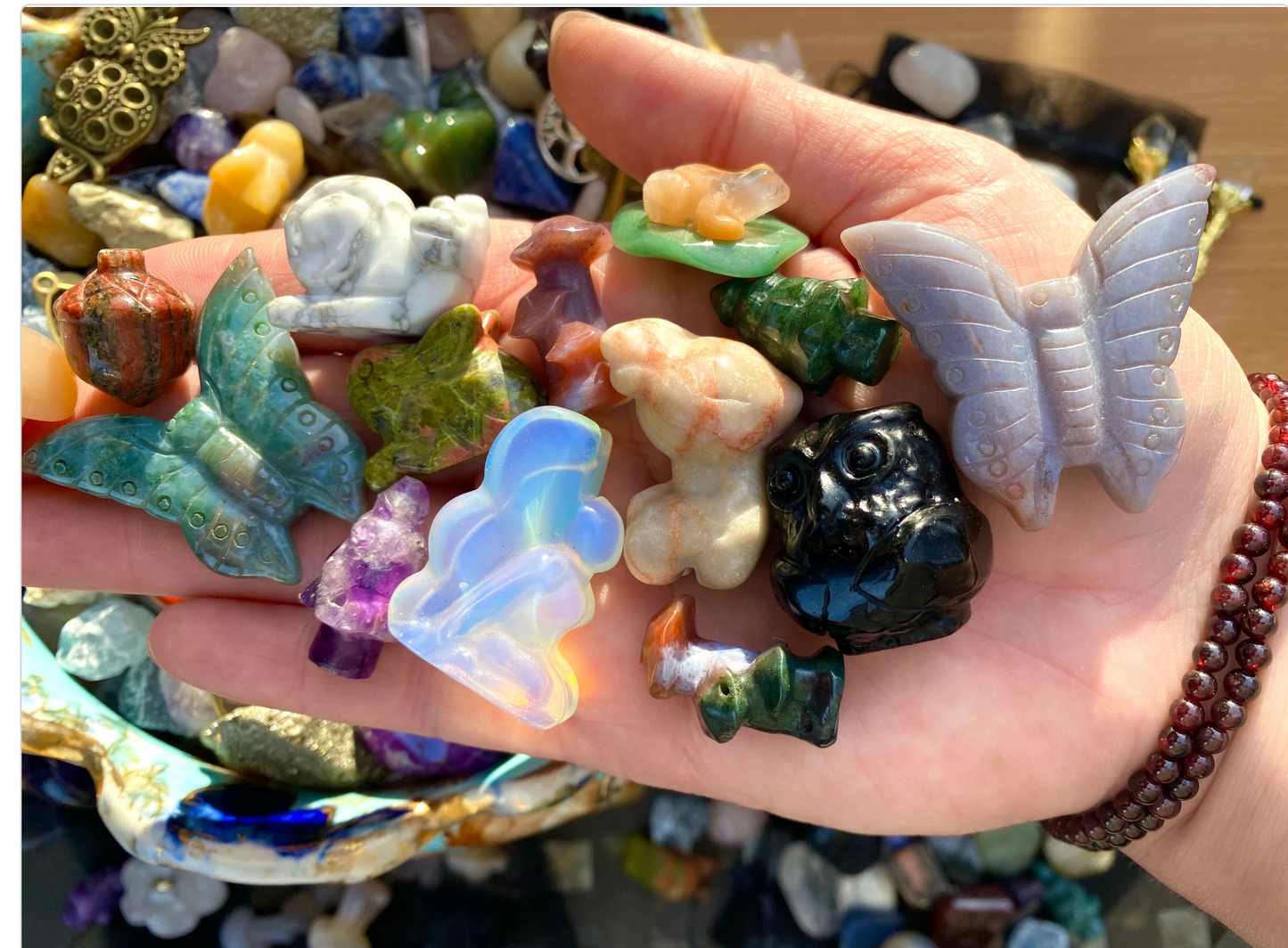 Enchanted Forest Crystal Confetti Animal Crystal Cottagecore Mystery Scoop Mix Crystals Free Gift Wrap