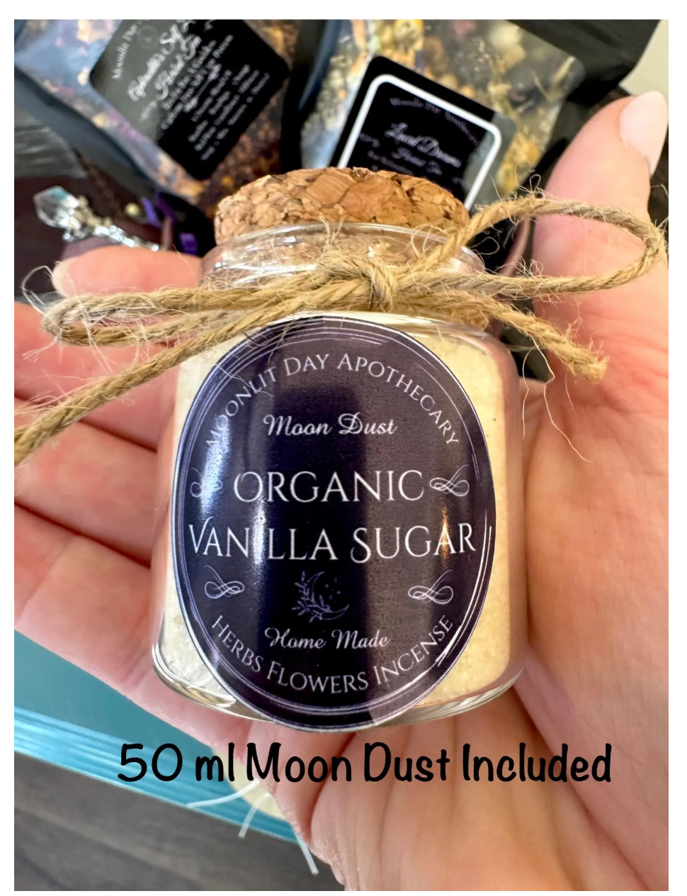 Tea Sampler w/Mug Aphrodite’s Self Love Tea & Lucid Dreams Tea Free Gift Wrap Vanilla Sugar Vintage Spoon Witchcraft Magic