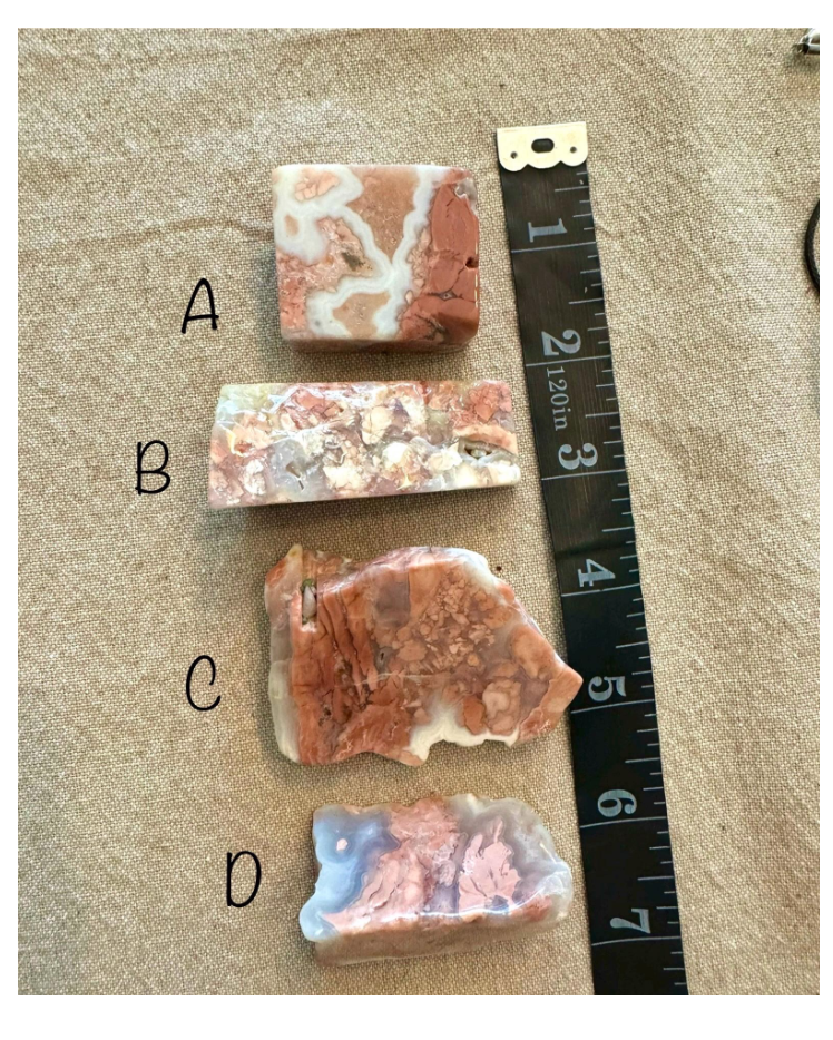 Pink Agate High Quality Polished Freeform Stones Crystals Specimens Free Gift Wrap