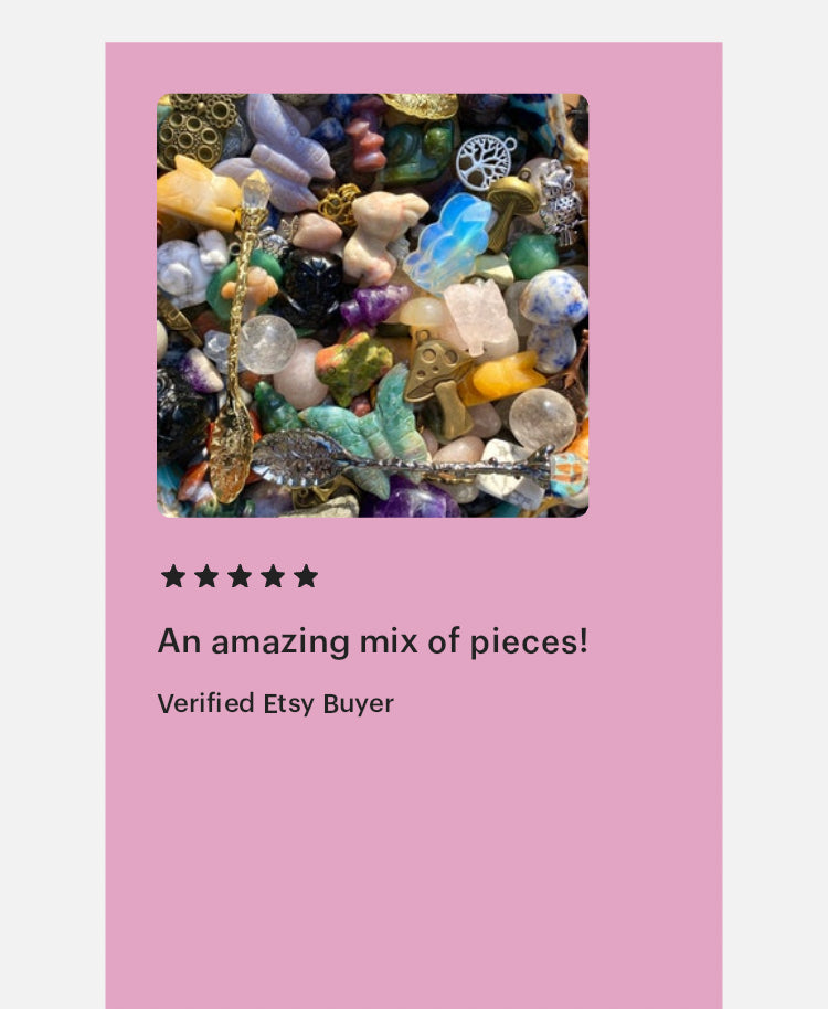 Enchanted Forest Crystal Confetti Animal Crystal Cottagecore Mystery Scoop Mix Crystals Free Gift Wrap