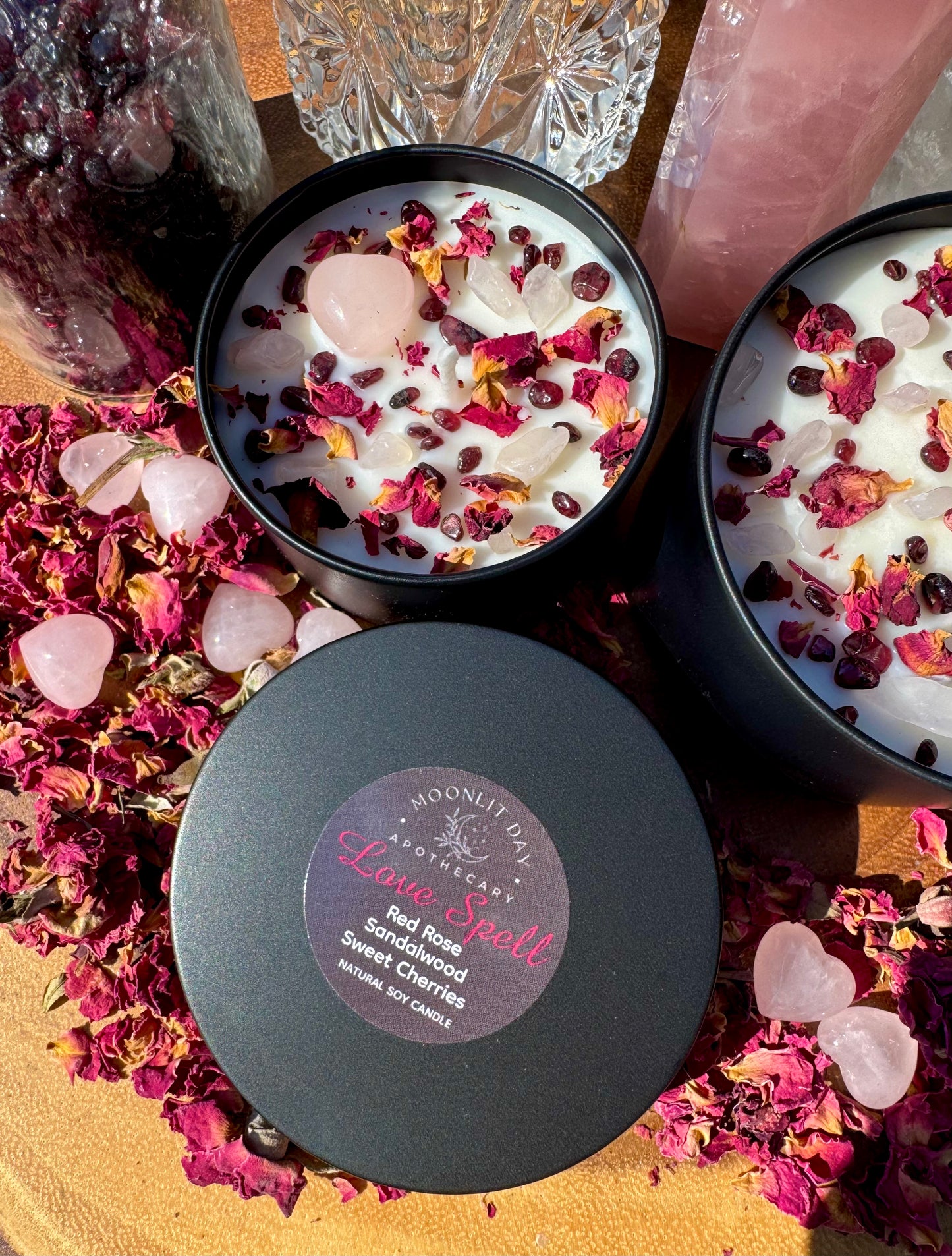 Love Spell Ritual Candles Natural Soy Wax