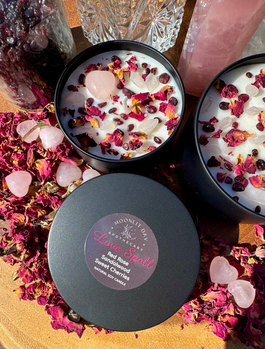 Love Spell Ritual Candles Natural Soy Wax