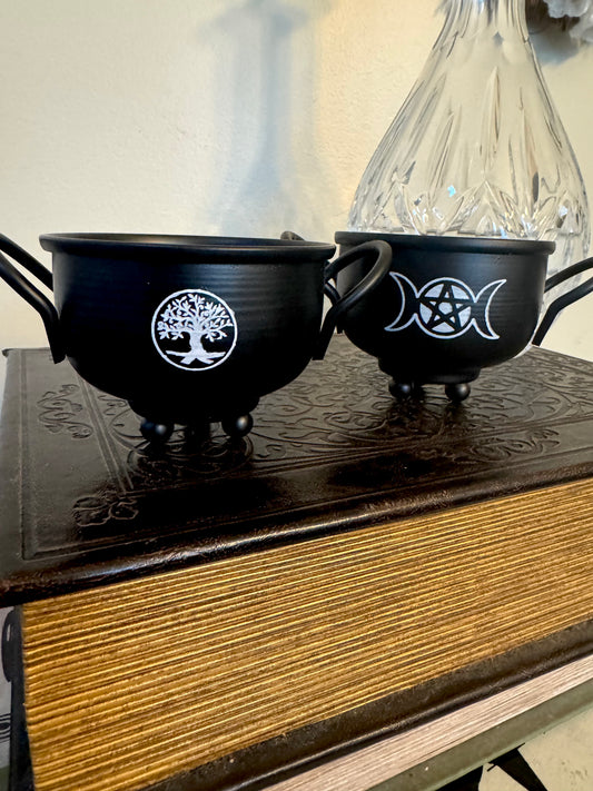 Metal Cauldrons for Incense and Spell-work 5”