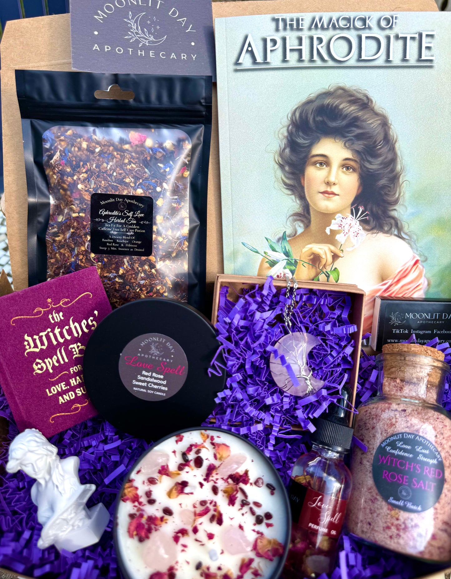 Aphrodite Deity Box Love Magic Kit Gift Box