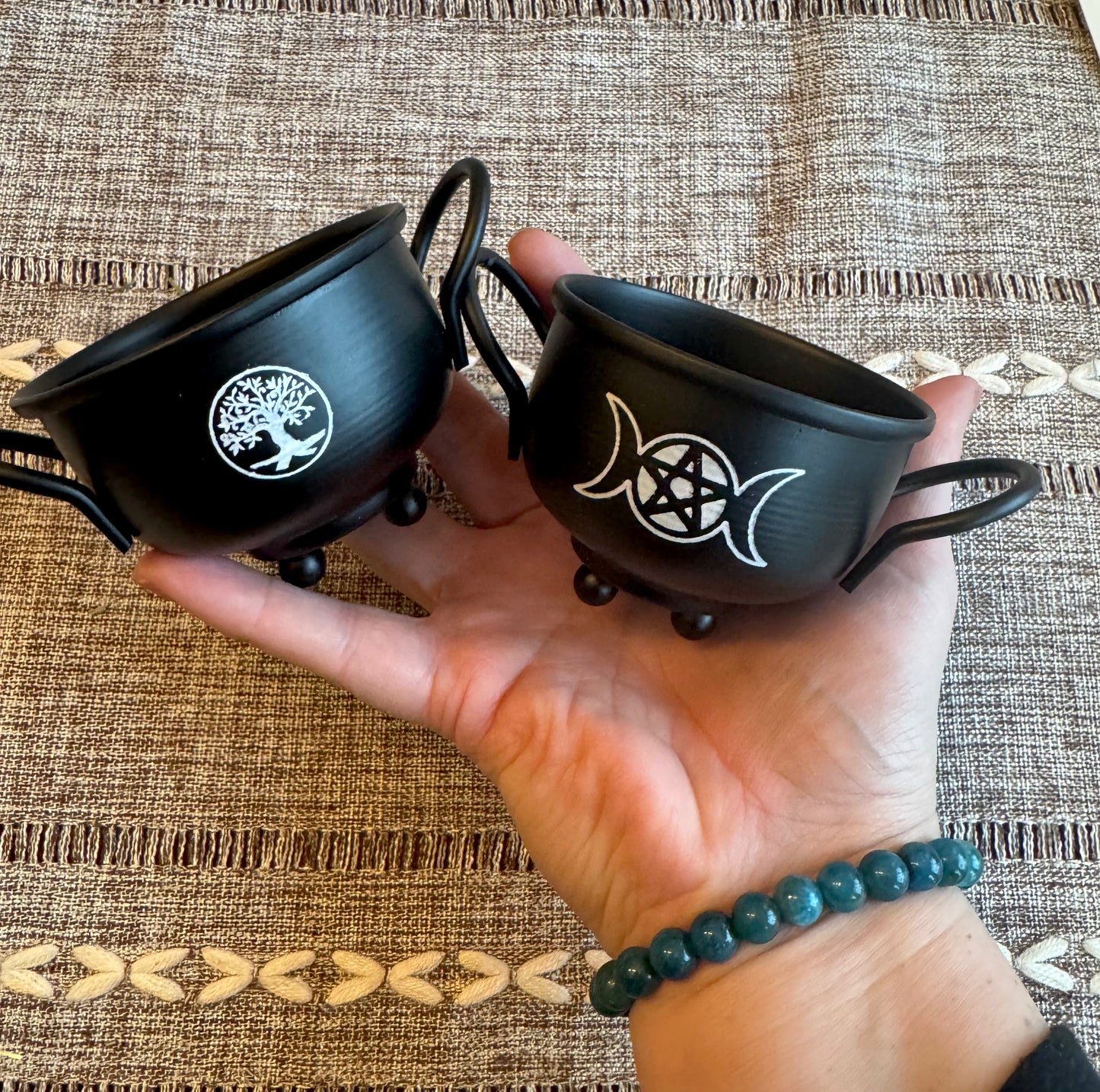 Metal Cauldrons for Incense and Spell-work 5”