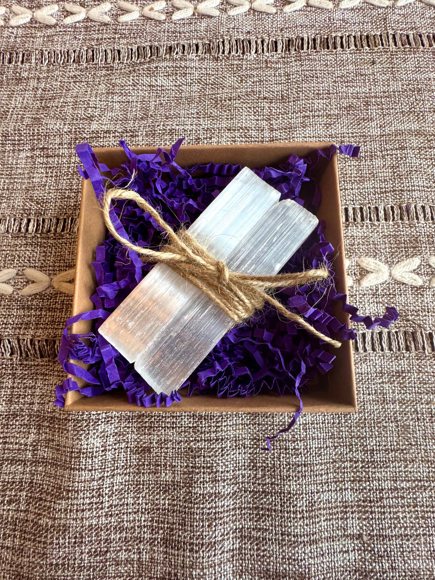 Selenite Sticks 2.5”-3” 2-pack