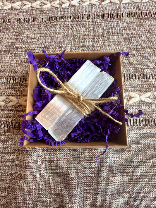 Selenite Sticks 2.5”-3” 2-pack