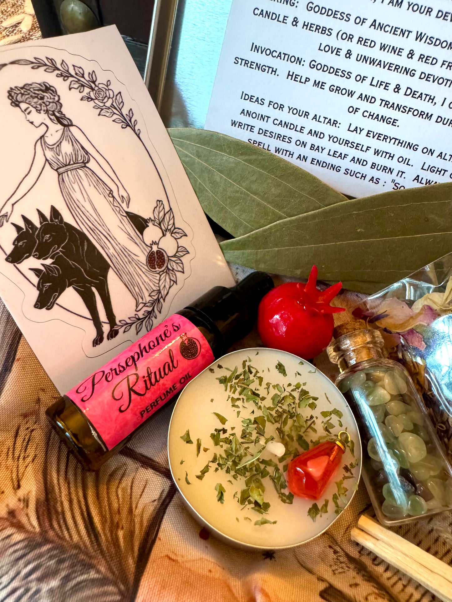 Persephone Mini Altar Travel Tin