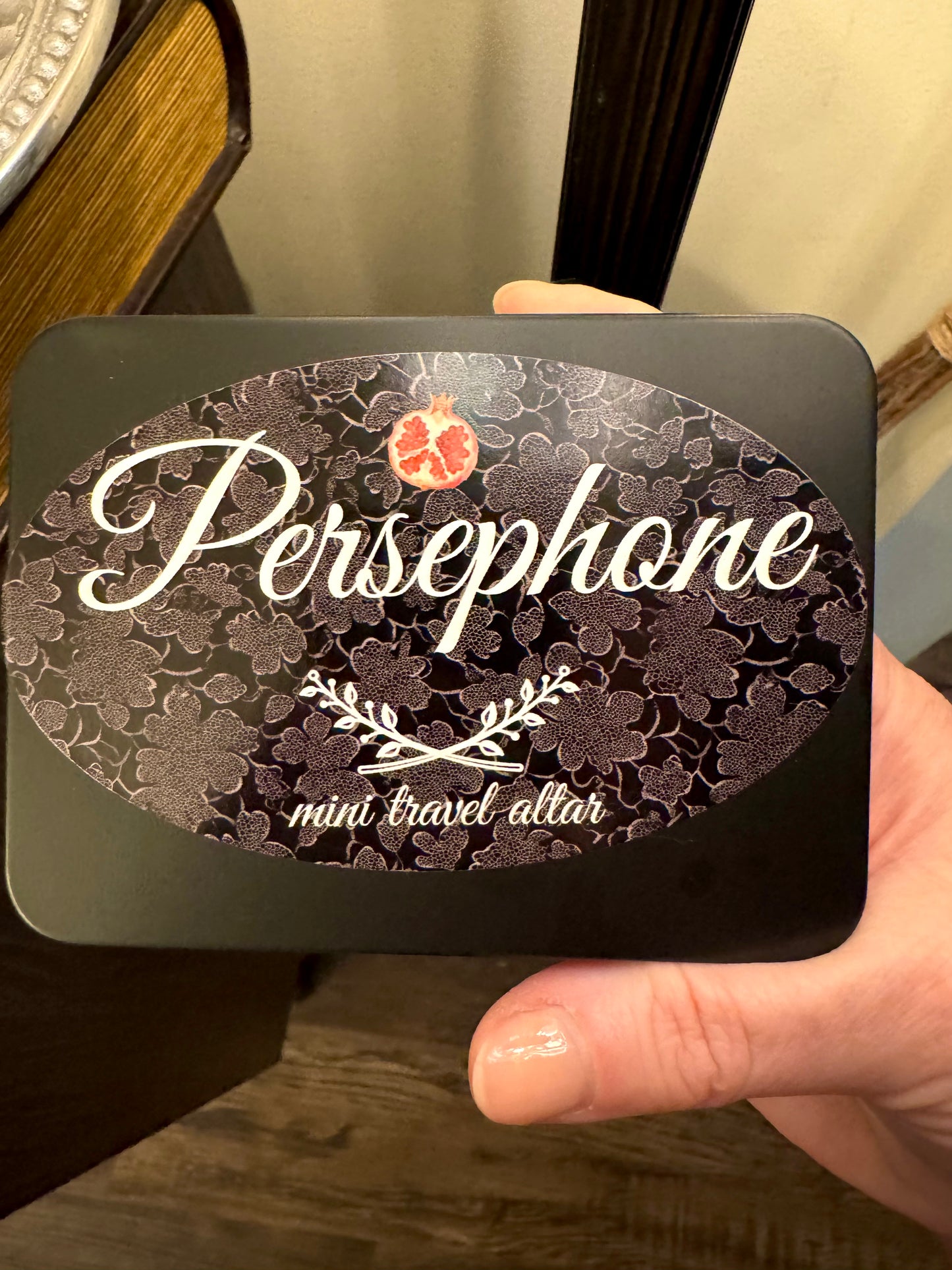 Persephone Mini Altar Travel Tin
