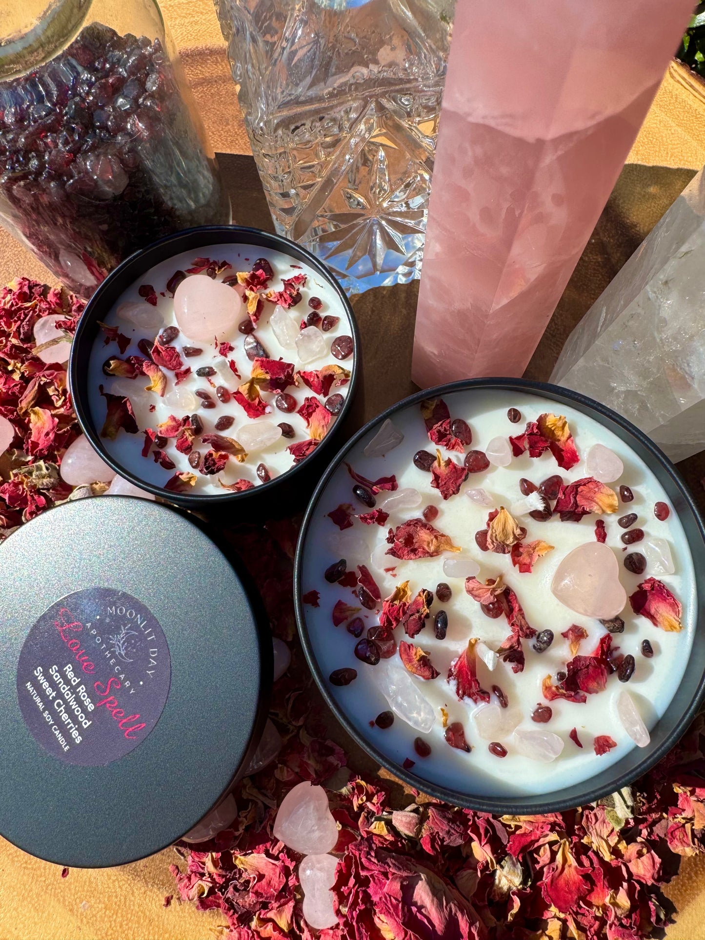 Love Spell Ritual Candles Natural Soy Wax
