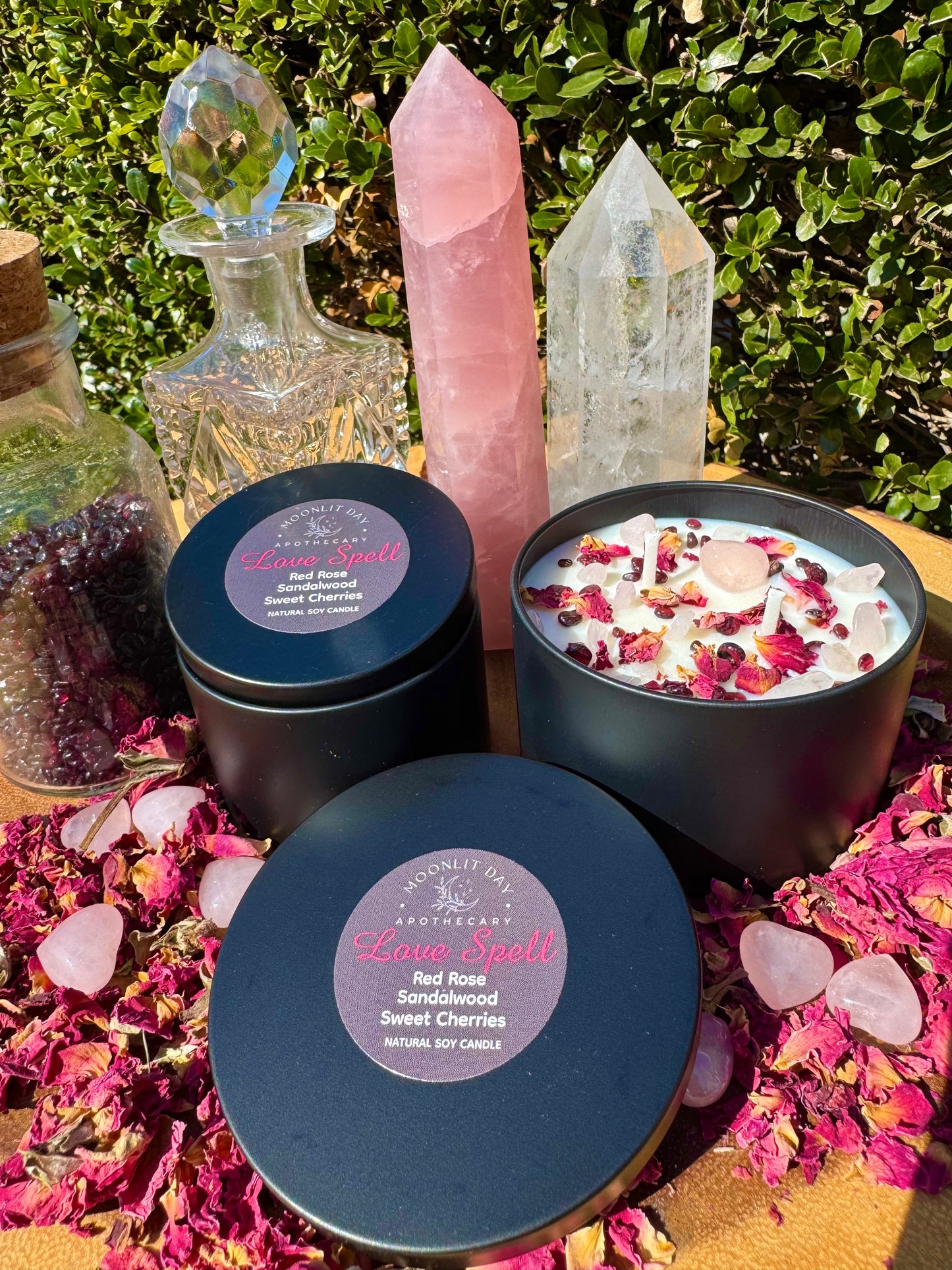 Love Spell Ritual Candles Natural Soy Wax