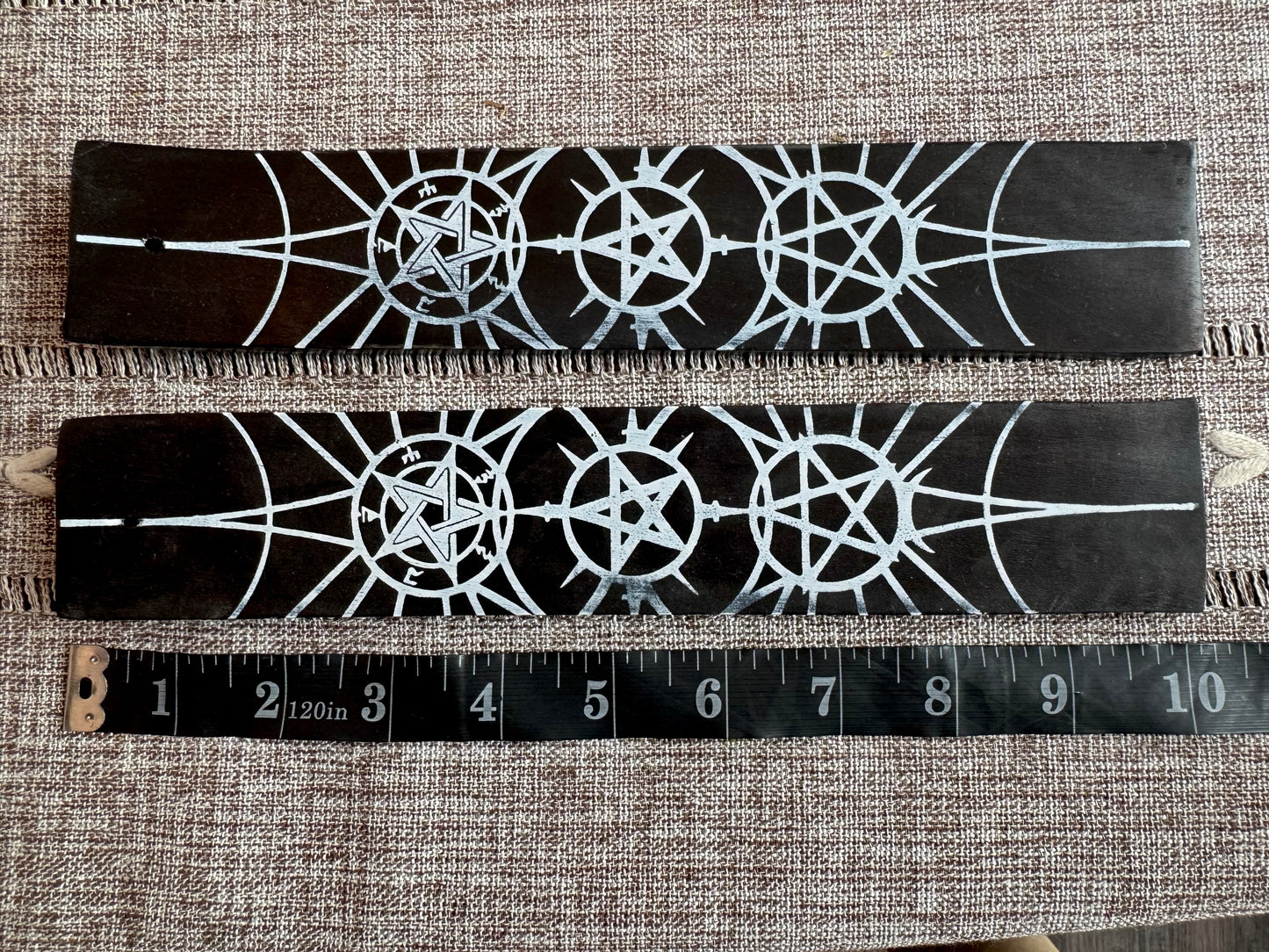 Incense Stick Burner Ash Catcher Wood 10”