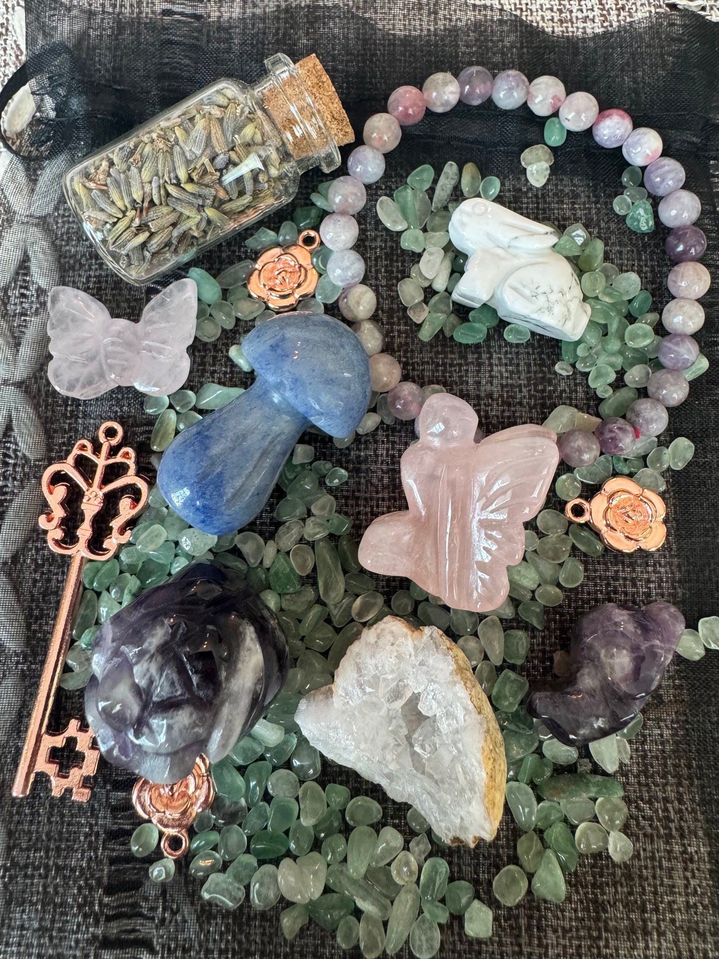 Secret Fairy Garden Crystal Set