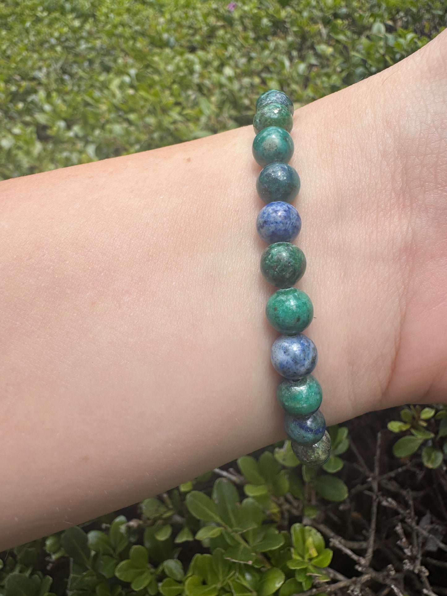 Crystal Bracelet Lapis & Malachite