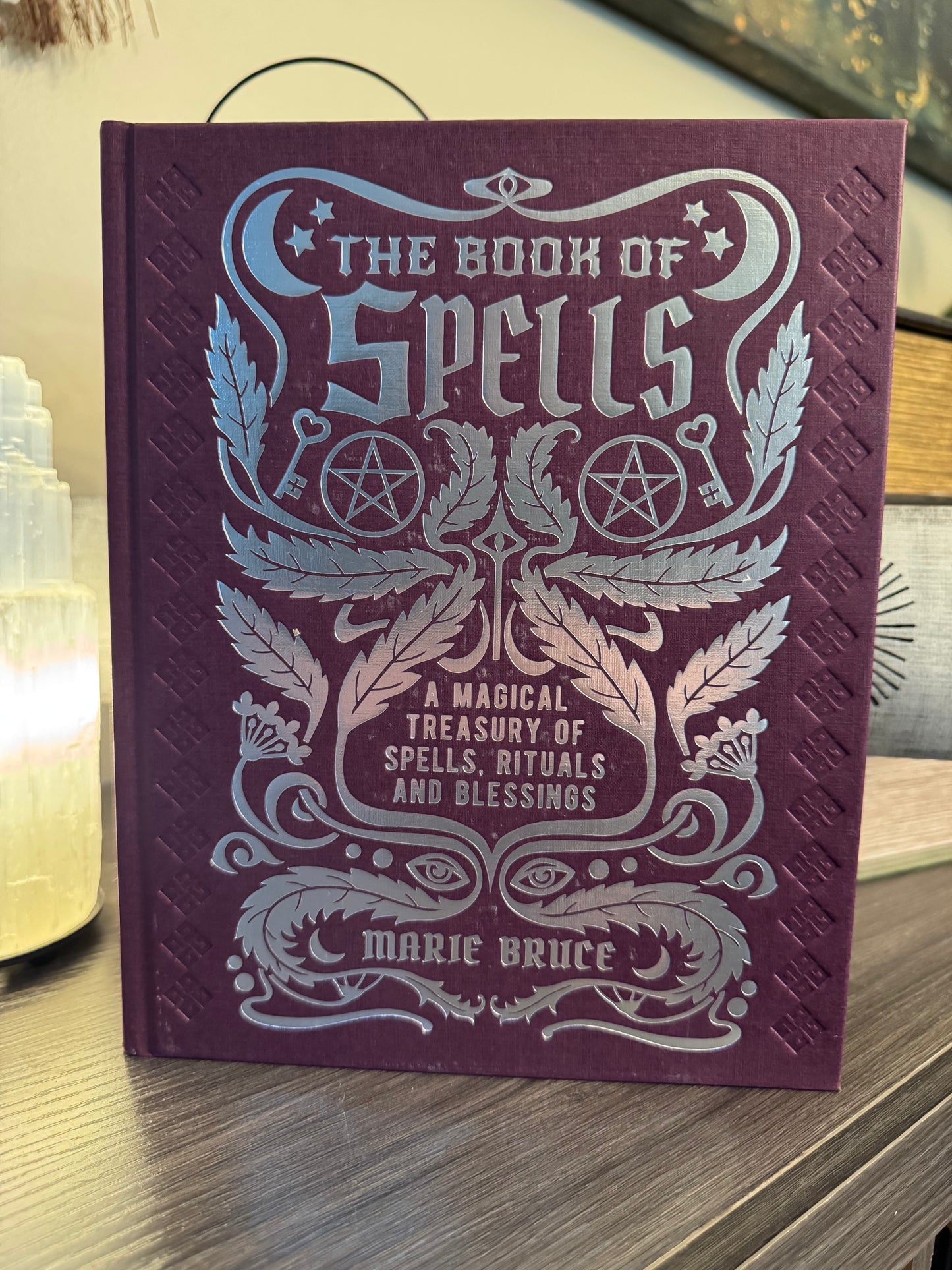 The Book of Spells by Marie Bruce Hardback Silver Edges