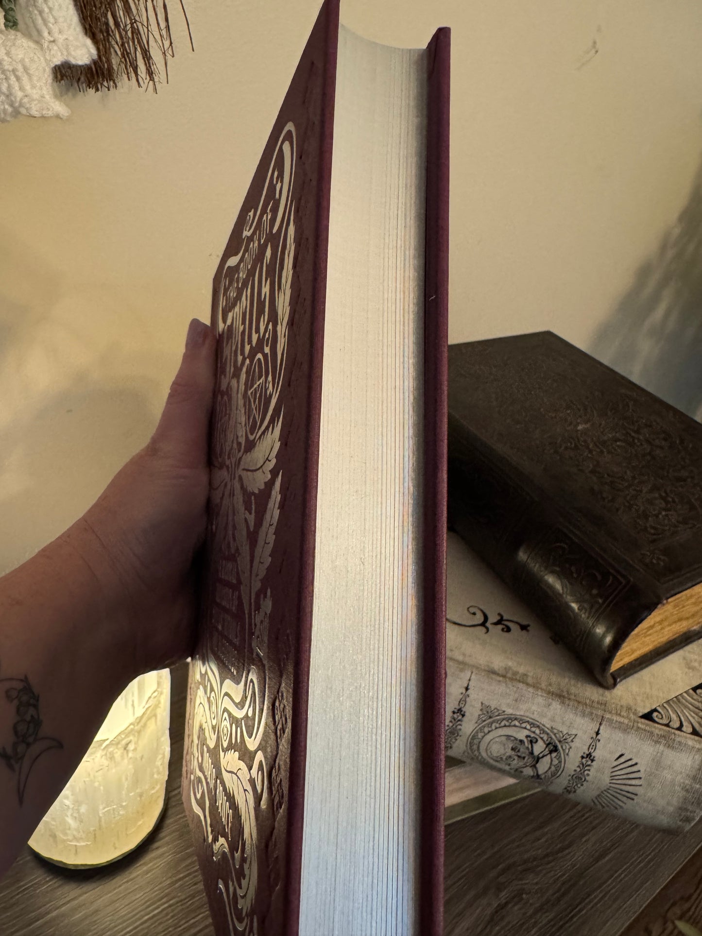 The Book of Spells by Marie Bruce Hardback Silver Edges