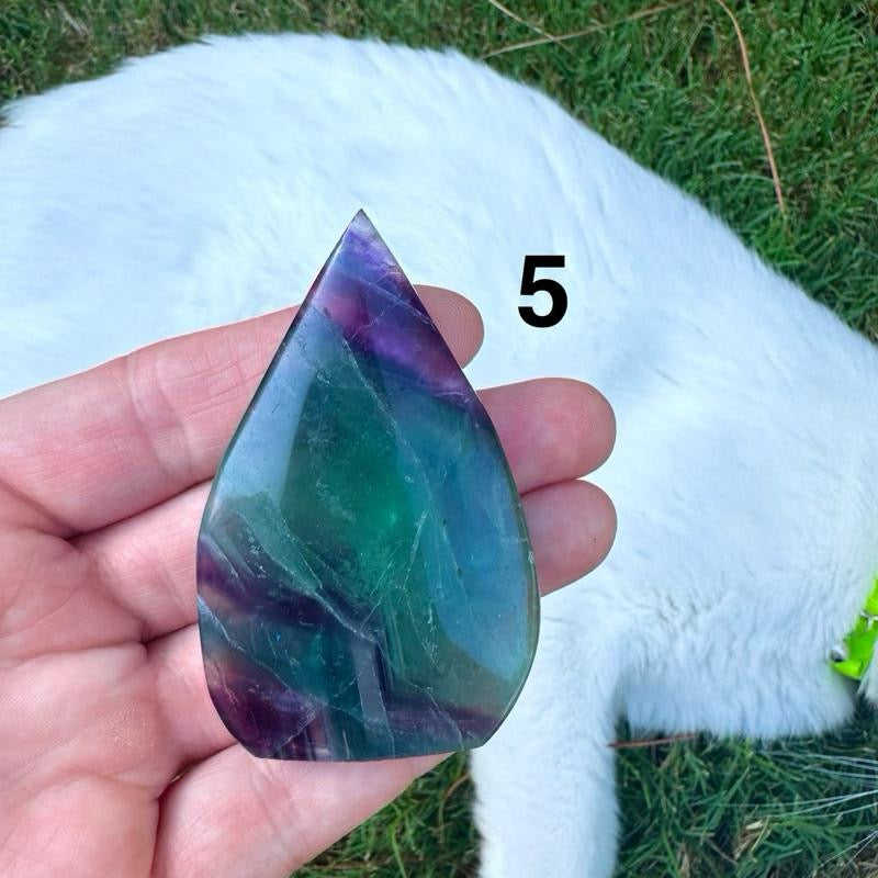 Rainbow Fluorite Arrowheads