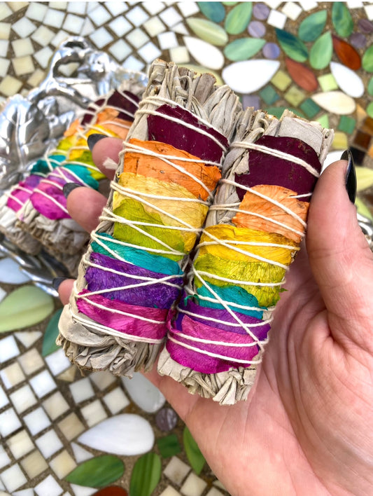Rainbow Sage 2-pack Organic Sage Free Gift Wrap
