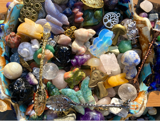 Enchanted Forest Crystal Confetti Animal Crystal Cottagecore Mystery Scoop Mix Crystals Free Gift Wrap