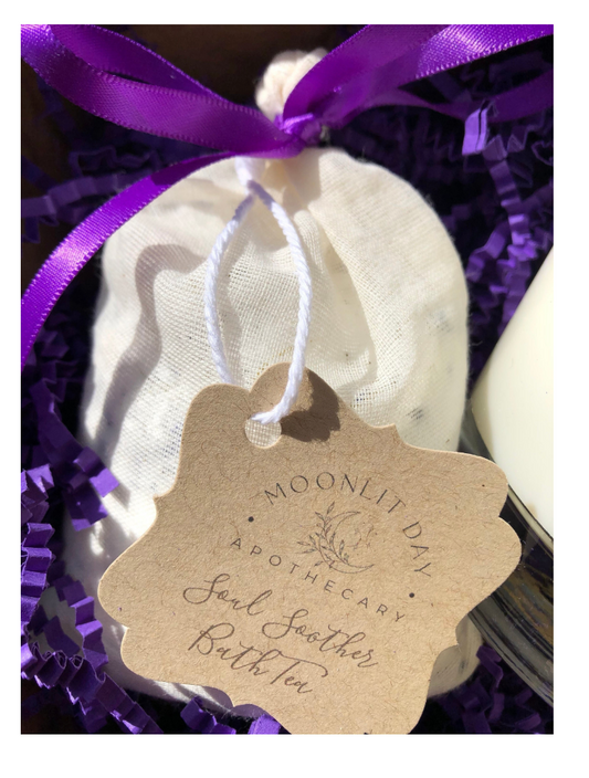 Herbal Bath Tea Bath Soak Organic Herbs Aromatherapy Organic Essential Oils Tub Tea 6oz.