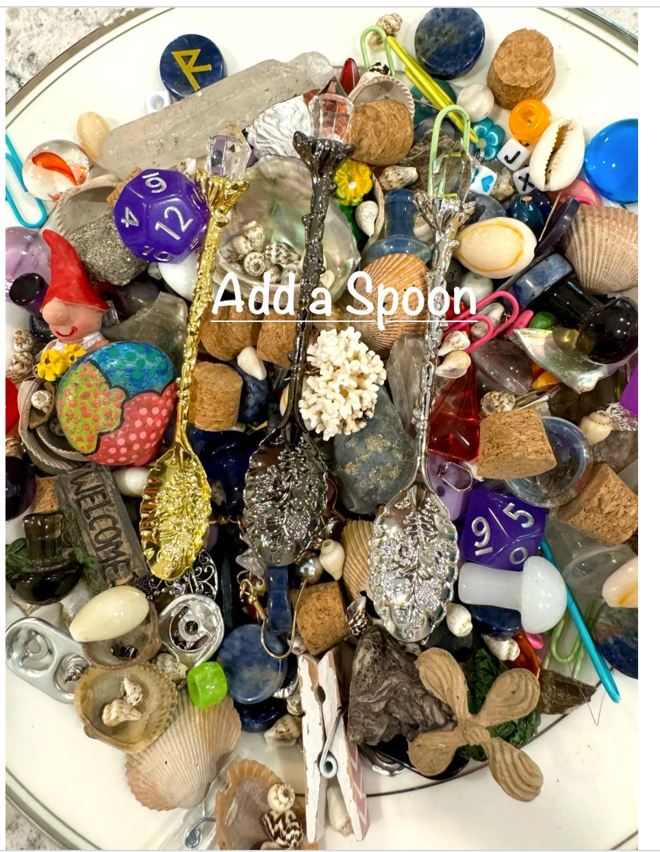 Crow Treasure Confetti Scoops